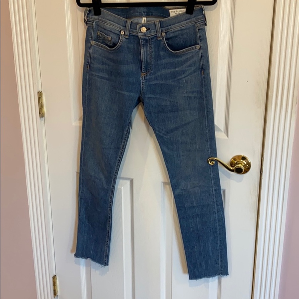 Rag and bone ankle skinny jeans